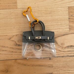 Mini Birkin poop bag holder for dogs